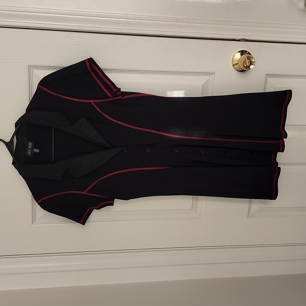 Black Button Down Dress
